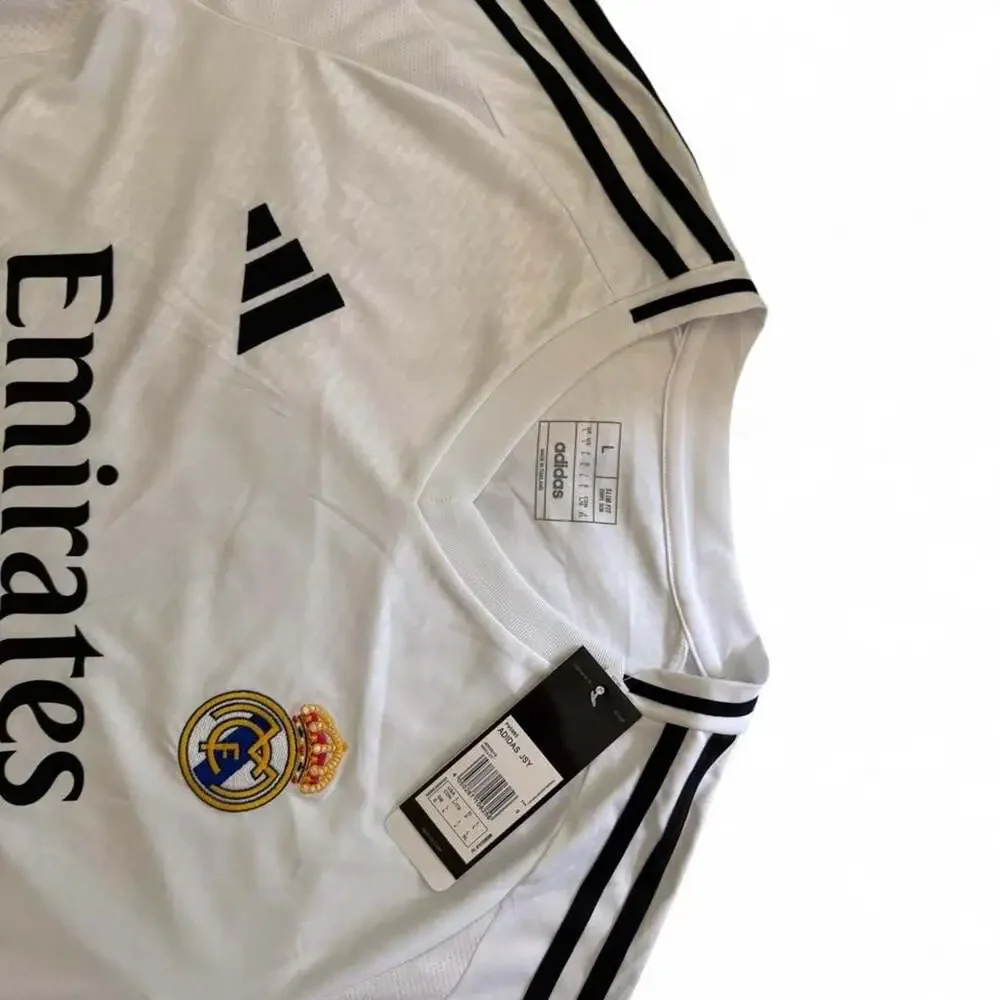 Adidas Real Madrid 2025/26 Home Jersey Mbappe 9 Size L New With Tags